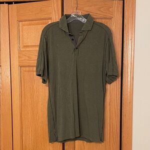 Men's Lululemon Olive Green Polo Shirt